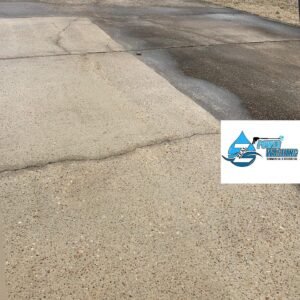 Concrete Cleaning Before and After