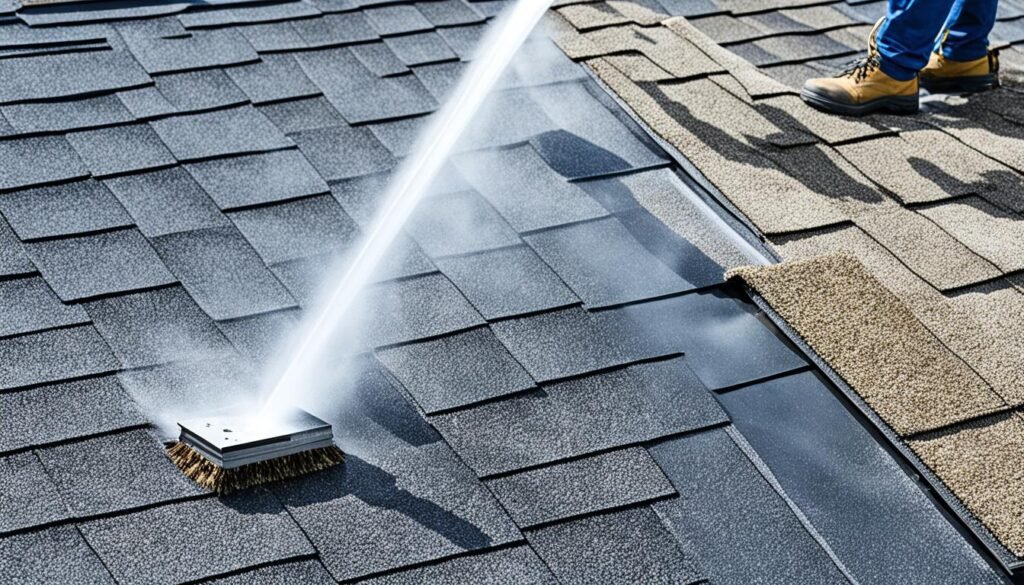 Roof Cleaning Process