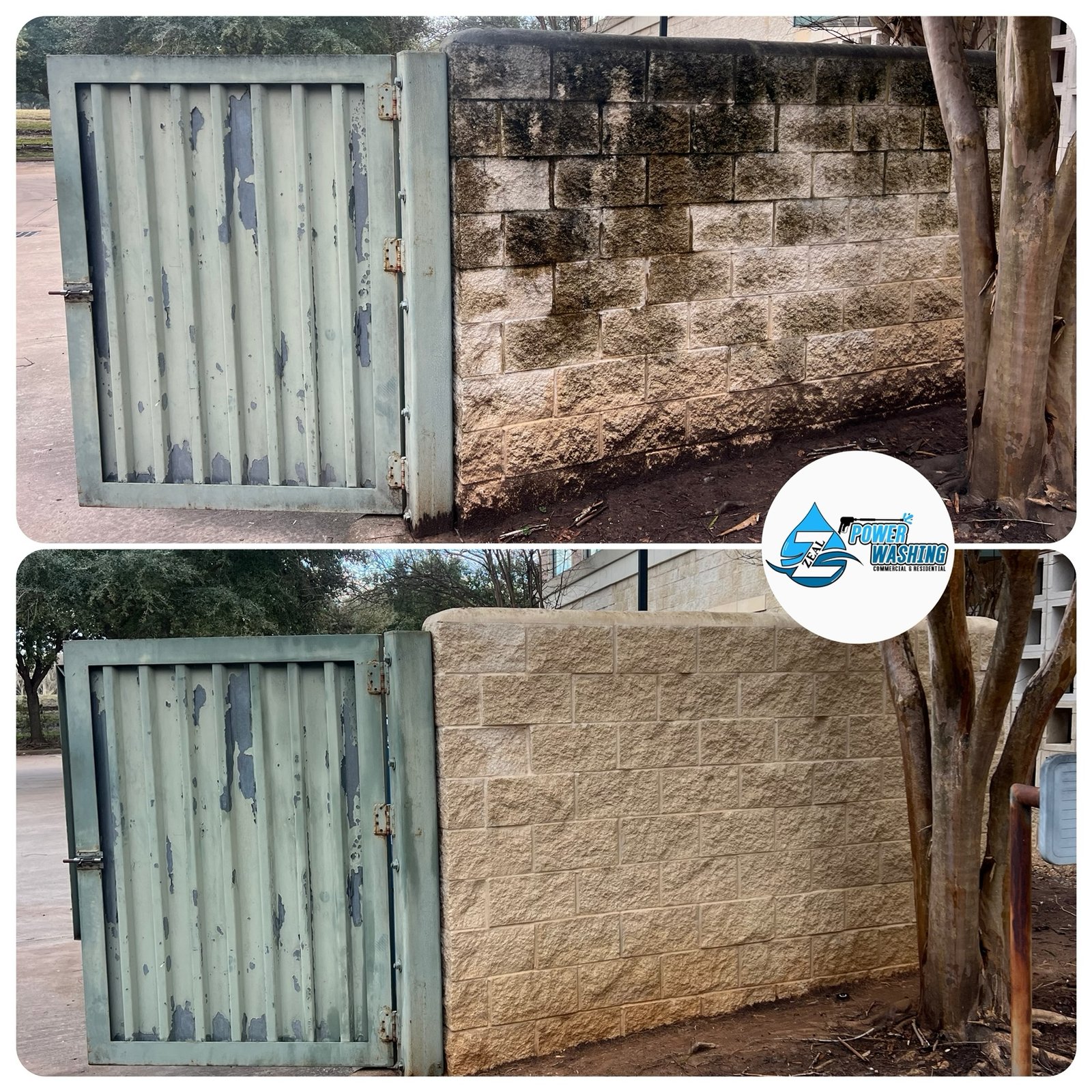 Dumpster Pad Cleaning