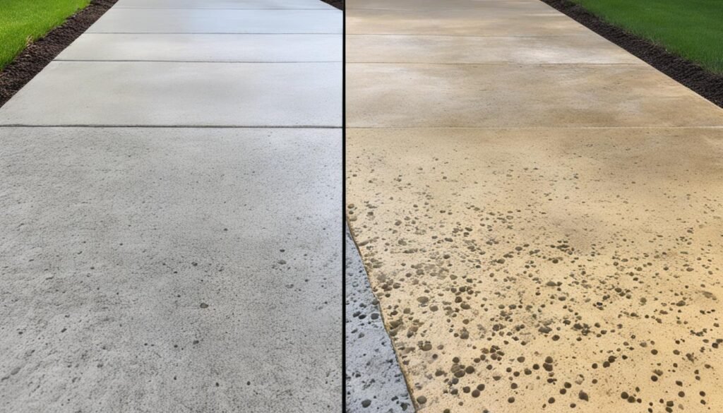 concrete cleaning