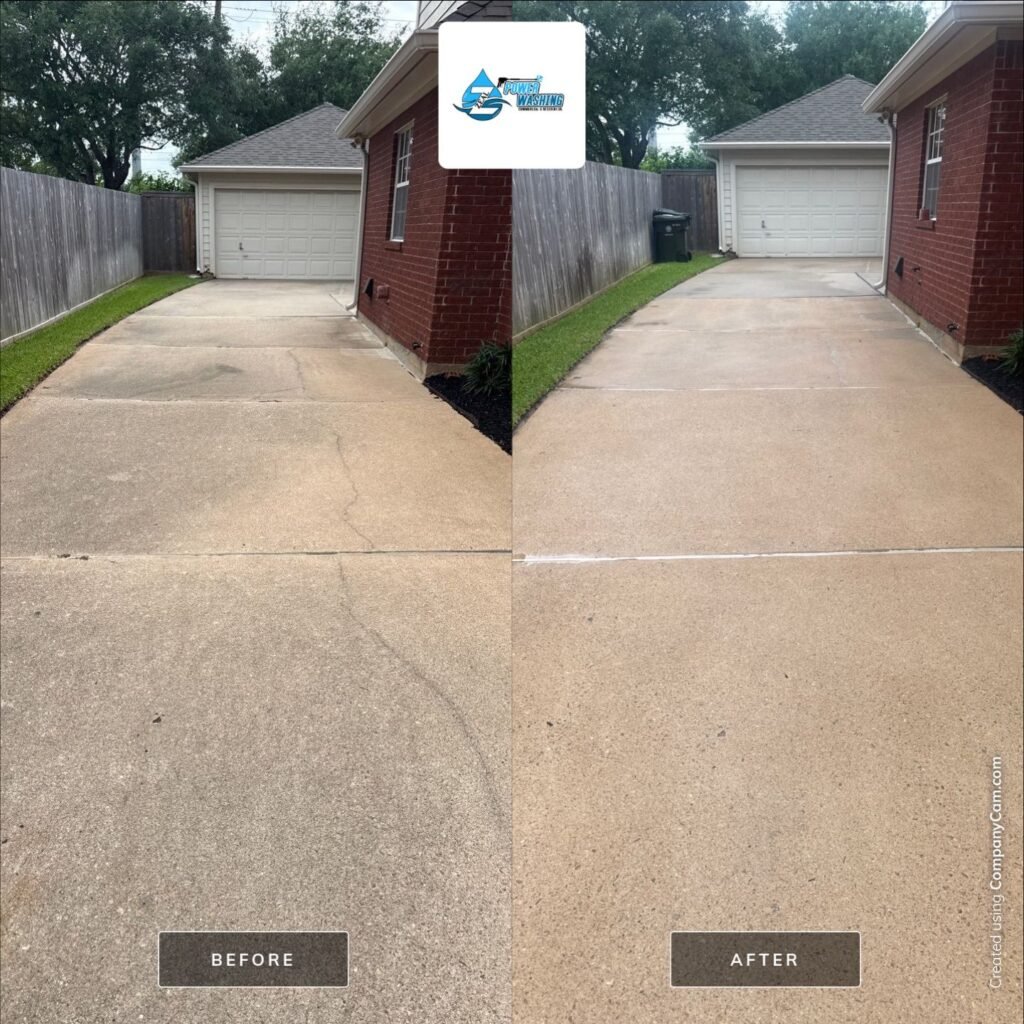 sidewalk concrete cleaning
