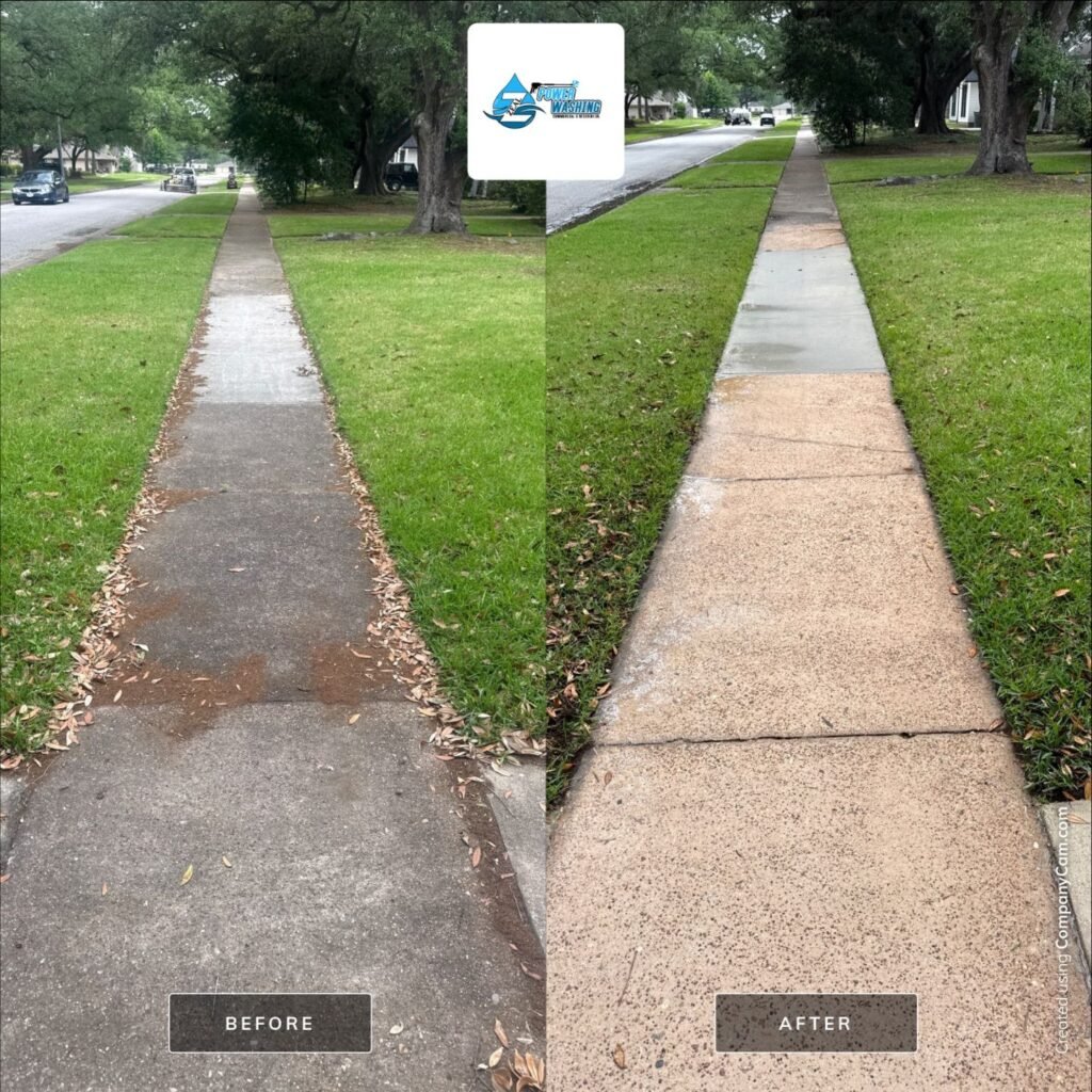 Concrete cleaning in Fresno