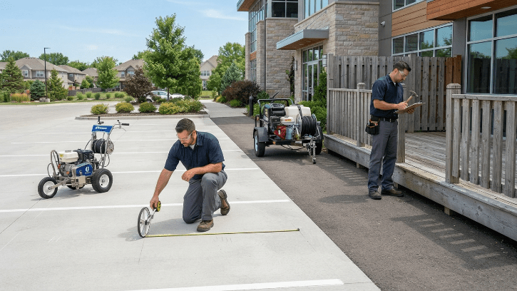 parking lot striping service
