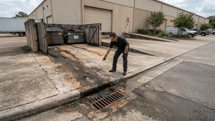 storm drain in Houston